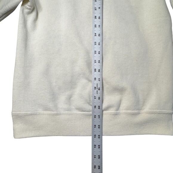 Valerie Sockwell Folk Art Christmas Cream Shirt Womens Small Embroidered Vintage - Picture 9 of 14